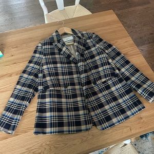 Selling plaid blazer from CLOSED( a niche Italian brand) I never wear it.